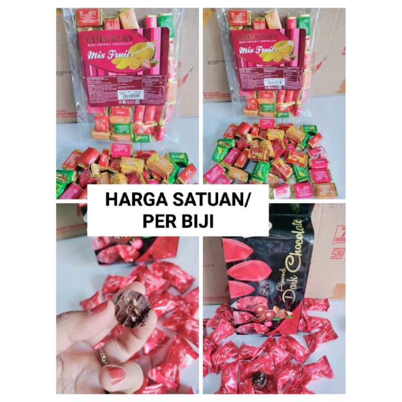 

Coklat naraya crackers dan Naraya dark almont/per biji