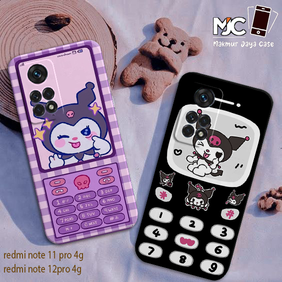 SOFTCASE PROCAMERA MOTIF ANIME KUROMI redmi note 11/redmi note 12 pro 4g-MAKMUR JAYA CASE-case kekin