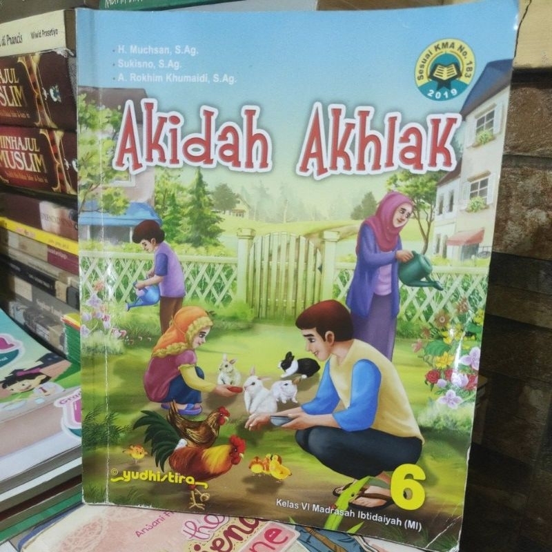 Buku Akidah Akhlak - MI Kelas 4 6 - Yudhistira - Ori