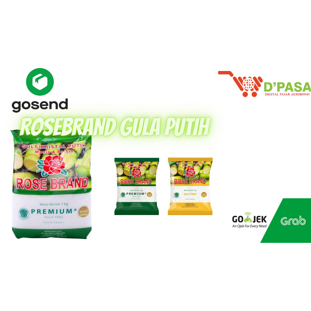 

KIRIM INSTAN Rosebrand Gula Putih 1KG