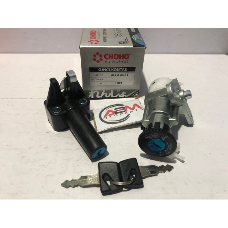 KUNCI KONTAK ALFA /KUNCI KONTAK SET+KUNCI JOK YAMAHA ALFA SIGMA VEGA LAMA FORCE 1 F1ZR CHOHO
