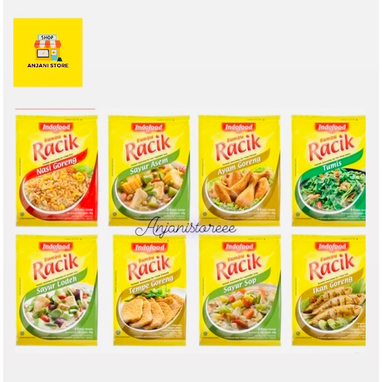 

BUMBU RACIK / BUMBU INSTAN /BUMBU TEMPE GORENG/ BUMBU AYAM GORENG /BUMBU IKAN /BUMBU SAYUR SOP /BUMBU SAYUR ASEM / TUMIS