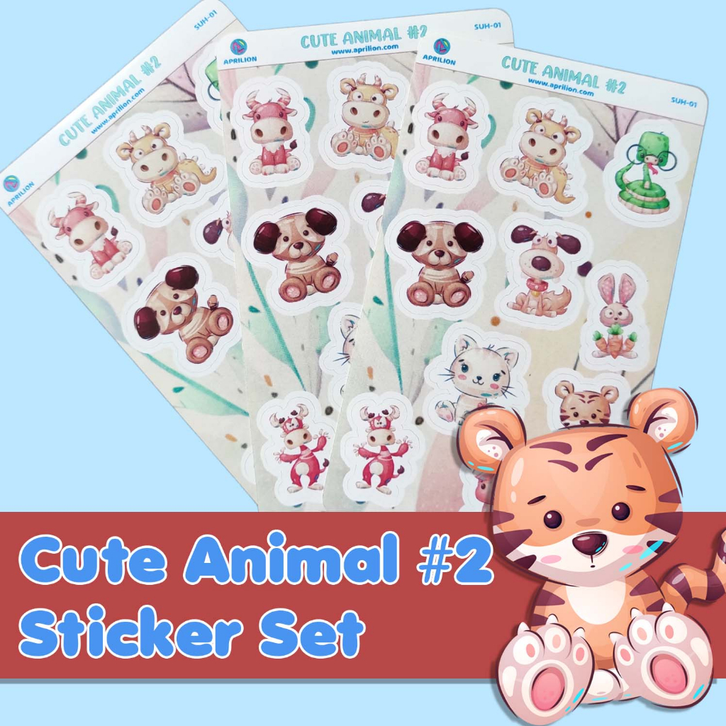 

Seri Cute Animal Sticker Set untuk Laptop Diary Jurnal Planner SCA-02