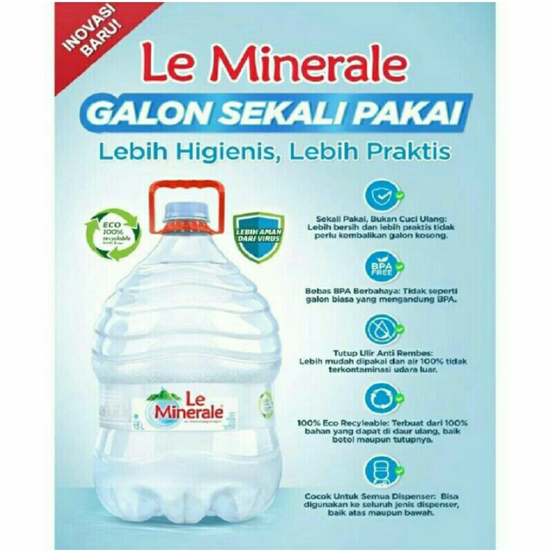 

Le Mineral galon 15L