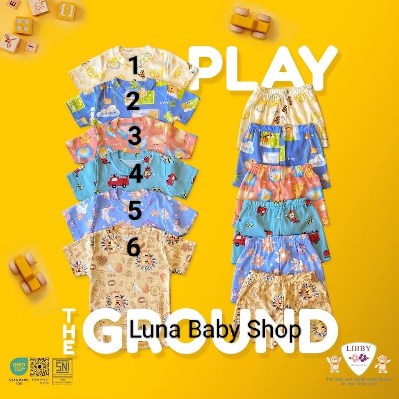 Setelan Pendek Oblong Libby Tipis S-XXL