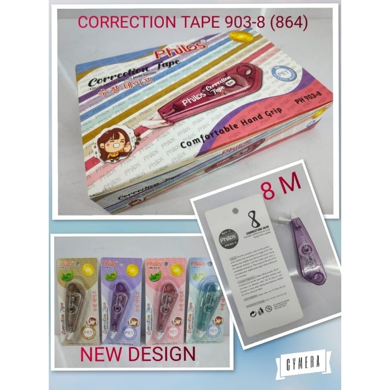 

SIAP KIRIM! CORRECTION TAPE - TIPE EX KERTAS 8M WARNA PASTEL