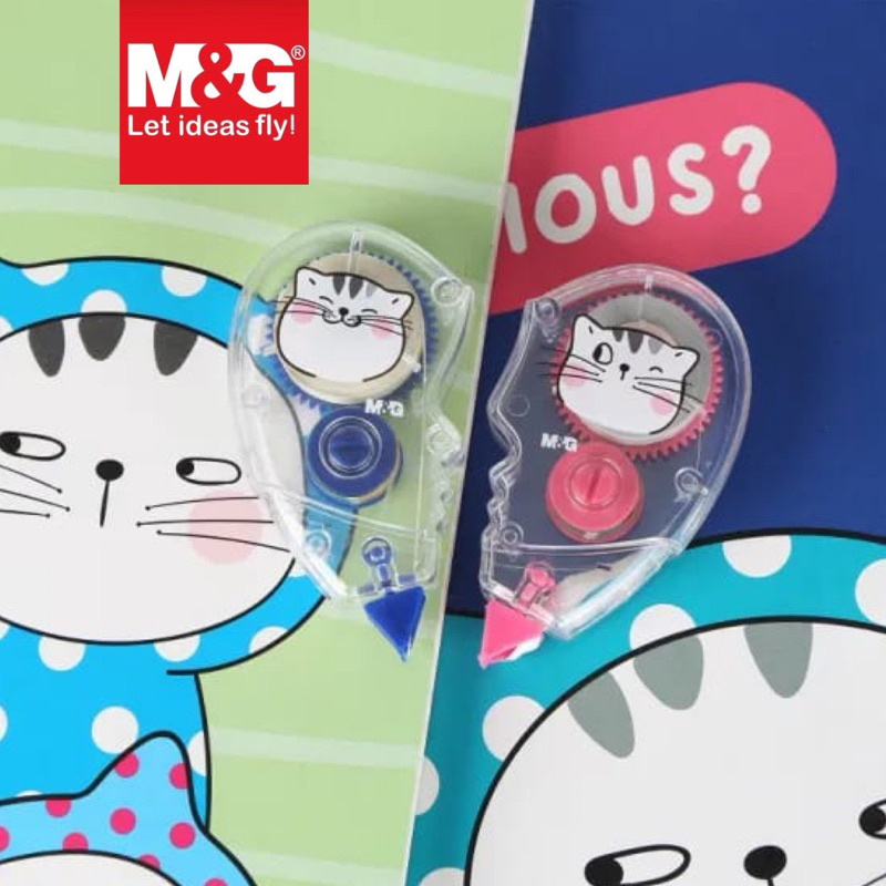 

M&G "SO MANY CATS" Heart Shape | Correction Tape Set, 2 in 1 | Ecer