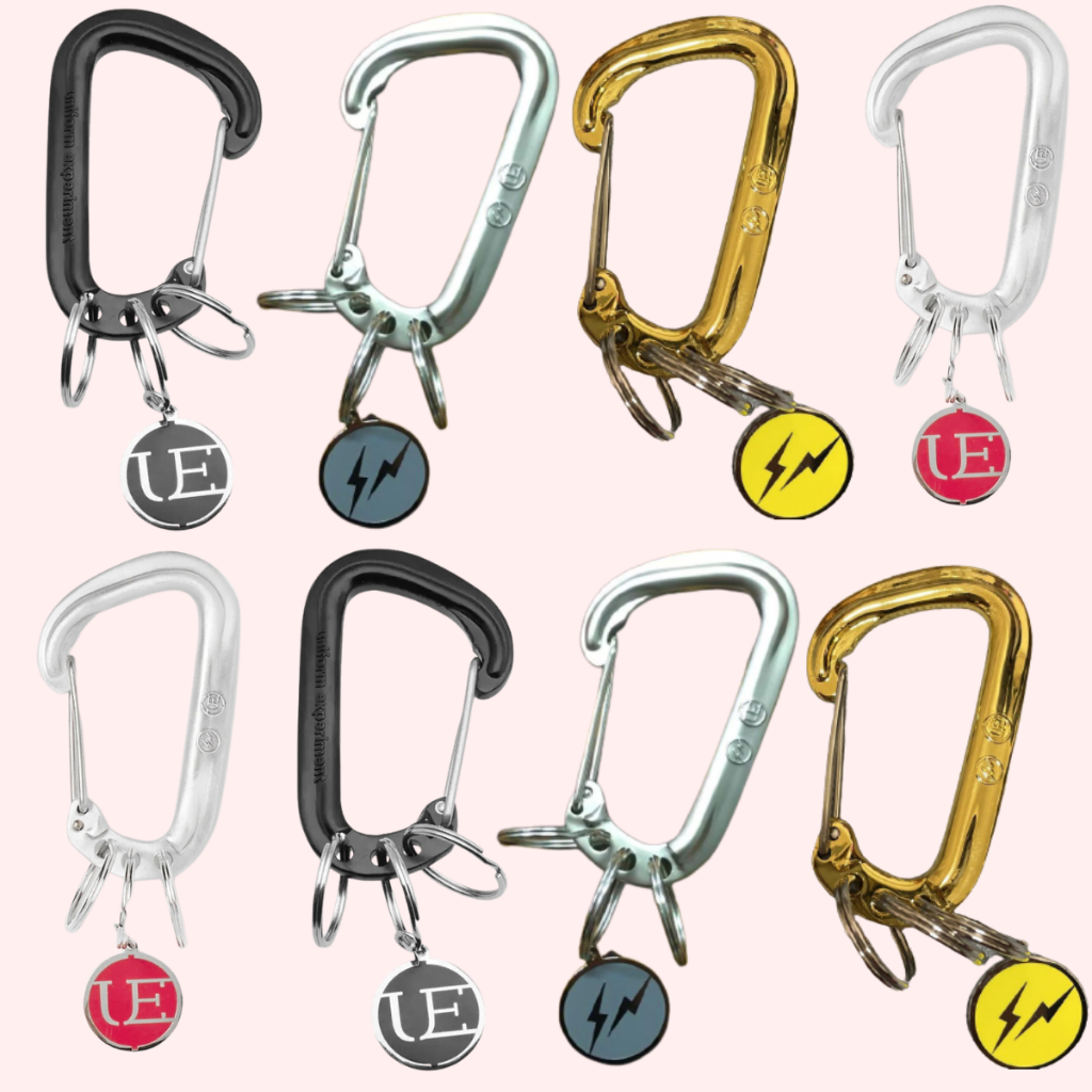 Fragment Design X uniform experiment Aluminum Carabiner MULTICOLOR (Silver / Dark Gray / Black / Gol