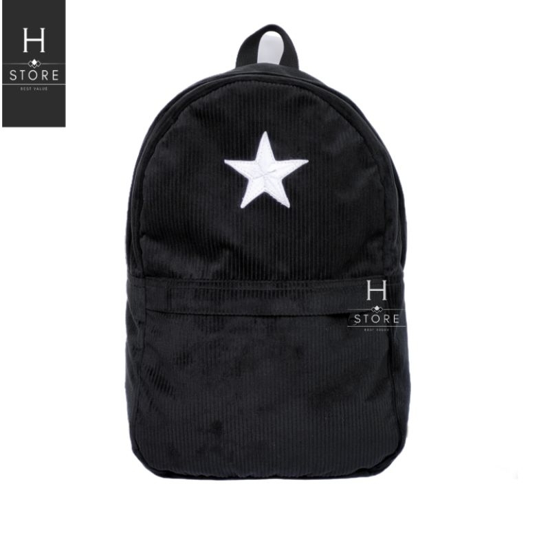 Levante - Tas ransel star corduroy Backpack corduroy tas sekolah