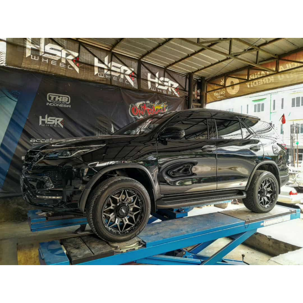 Paket Velg Saja Buat TOYOTA FORTUNER - VELG HSR FORGED BOLD RING 20 Lebar 10 Gratis Ongkir