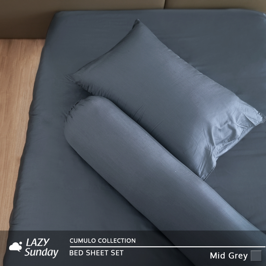 Sprei Set - 100% Cotton 300 TC - Cumulo Collection - LAZY Sunday