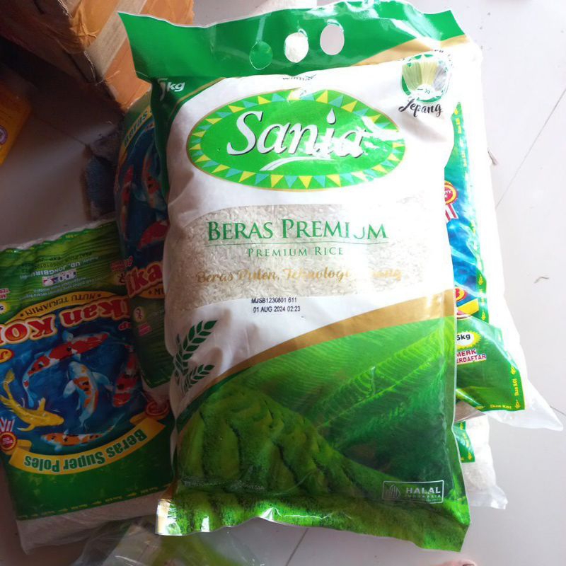 

sania beras1kg ecer kemasan repack