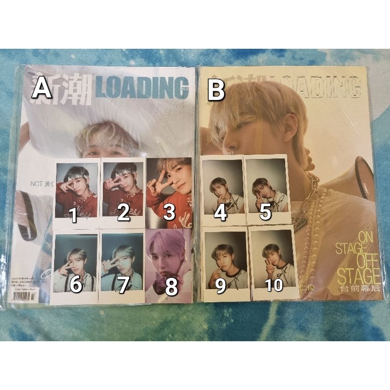 Majalah loading renjun photocard, polaroid