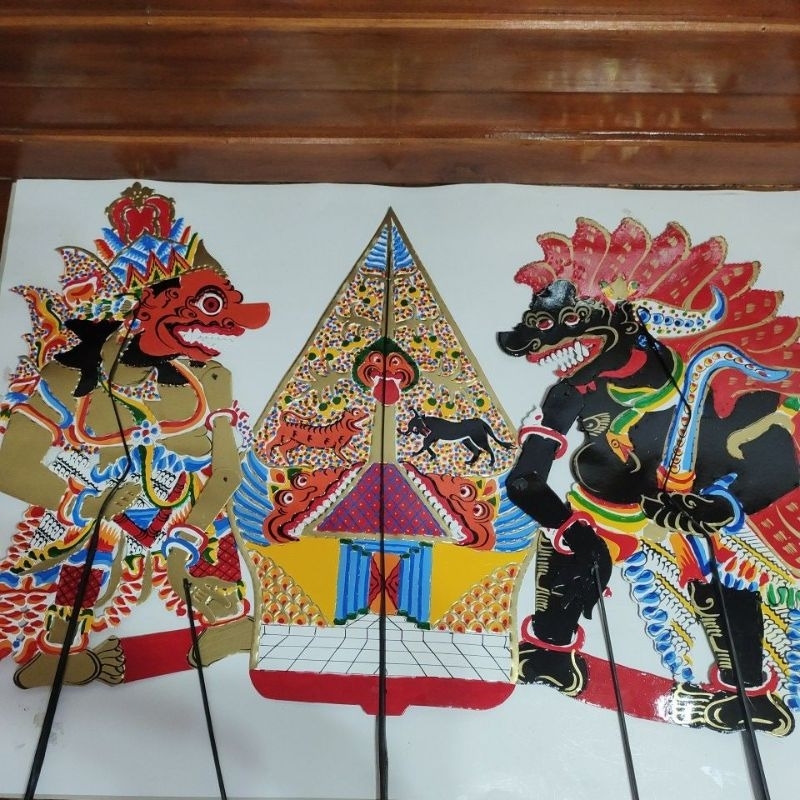 Wayang kertas isi 3 KUMBOKARNO GUNUNG NGAN AMRAL