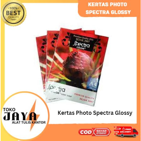 

Spectra Photo Glossy Kertas Photo Spectra Kilap A4 210 & 230 Gram Ready Kertas Tebal Toko Jaya ATK Murah Lengkap