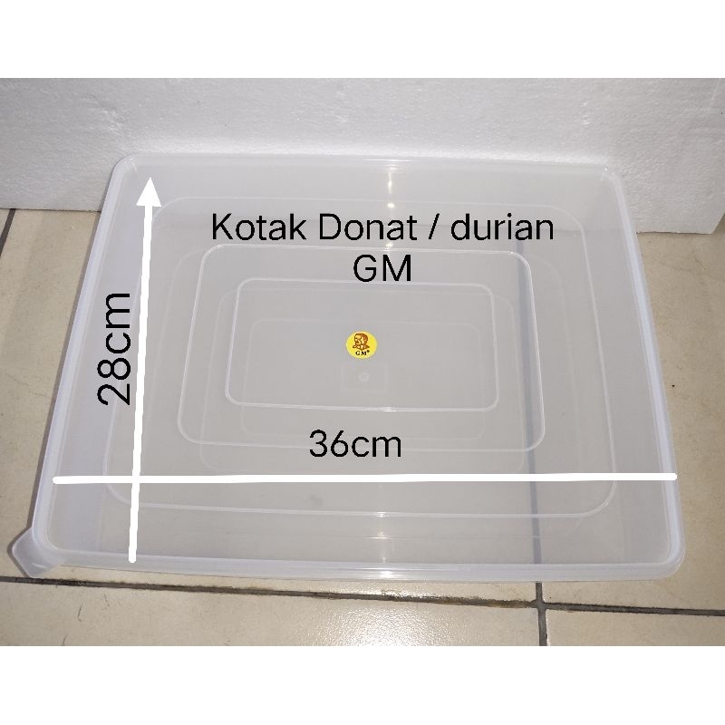 Kotak plastik donat/durian(GM/SPP) /pc