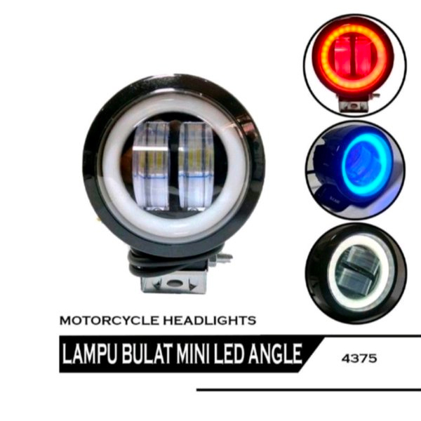 Lampu Tembak Sorot Daymaker 2 lensa Bulat 20 Watt Strobo Universal Motor Mobil