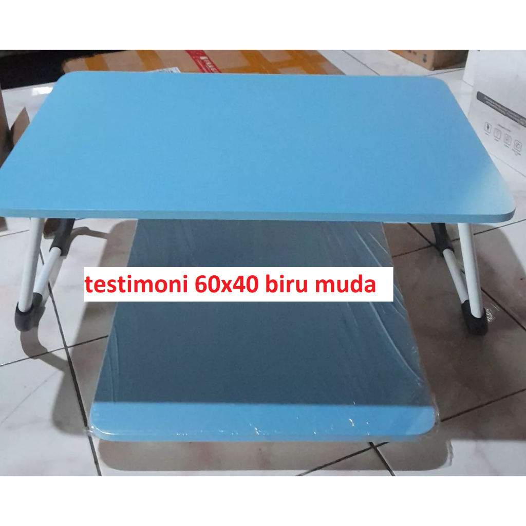 PROMO MEJA LIPAT JUMBO Meja laptop lipat 80*40 /60*40tinggi 26cm-4