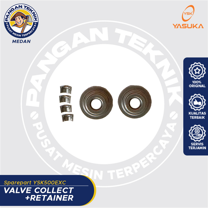 VALVE COLLECT & RETAINER YSK500EXC | SPAREPART YSK500EXC MESIN BENSIN