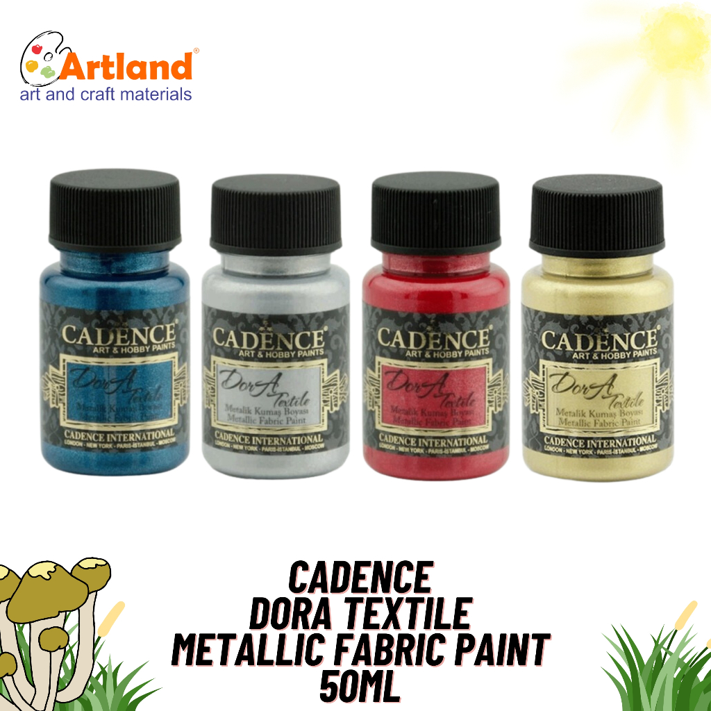 

Cadence Dora Textile Metallic Fabric Paint 50ml