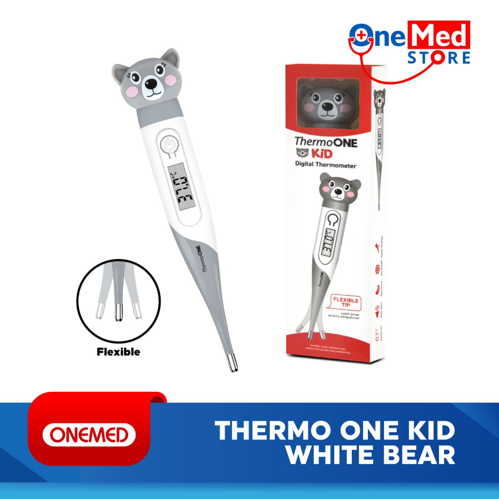 Thermometer Digital Kid White Bear ThermoOne Onemed