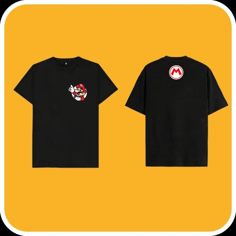 KAOS PRIA/WANITA MARIO BROS//KAOS SUPER MARIO BROS