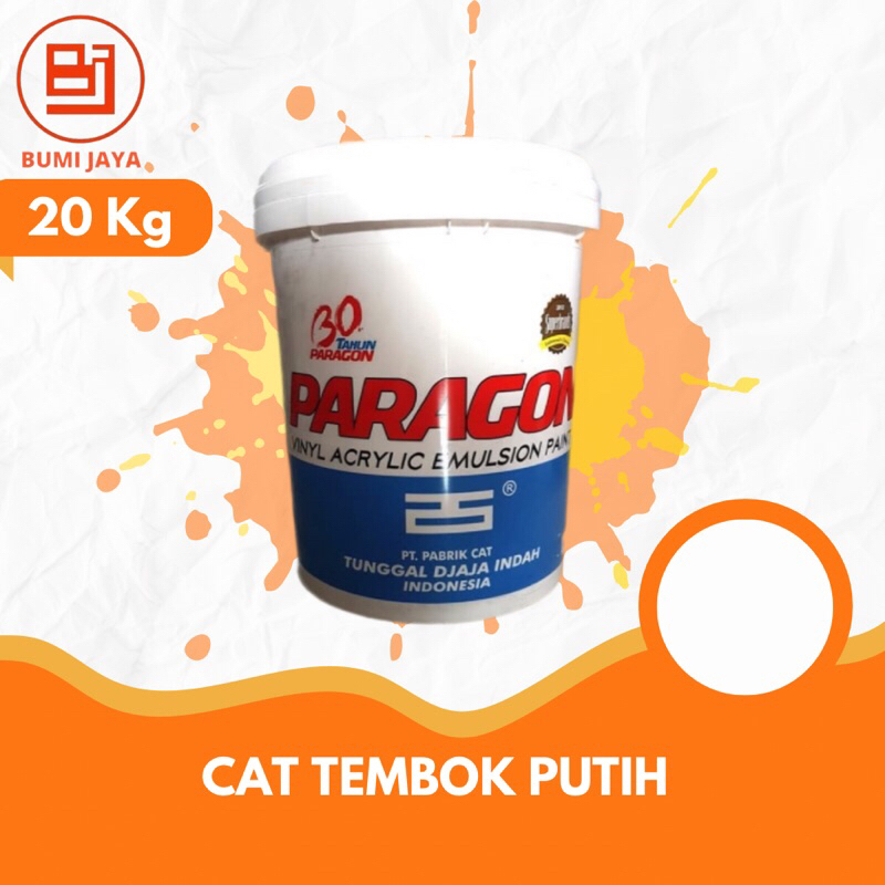 Cat tembok Paragon warna PUTIH 20 kg