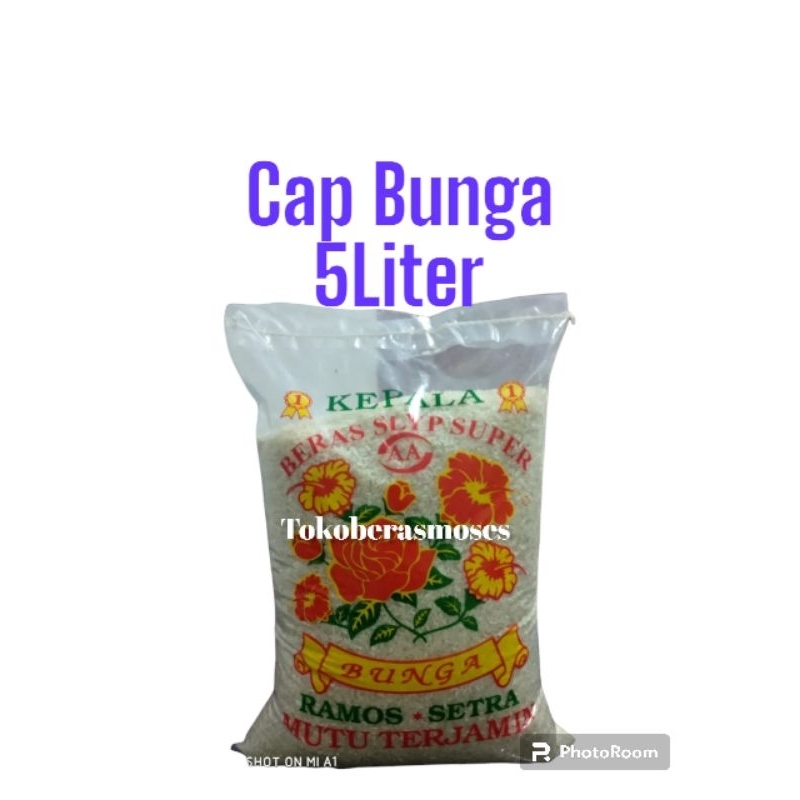 

Beras Cap bunga 5Ltr