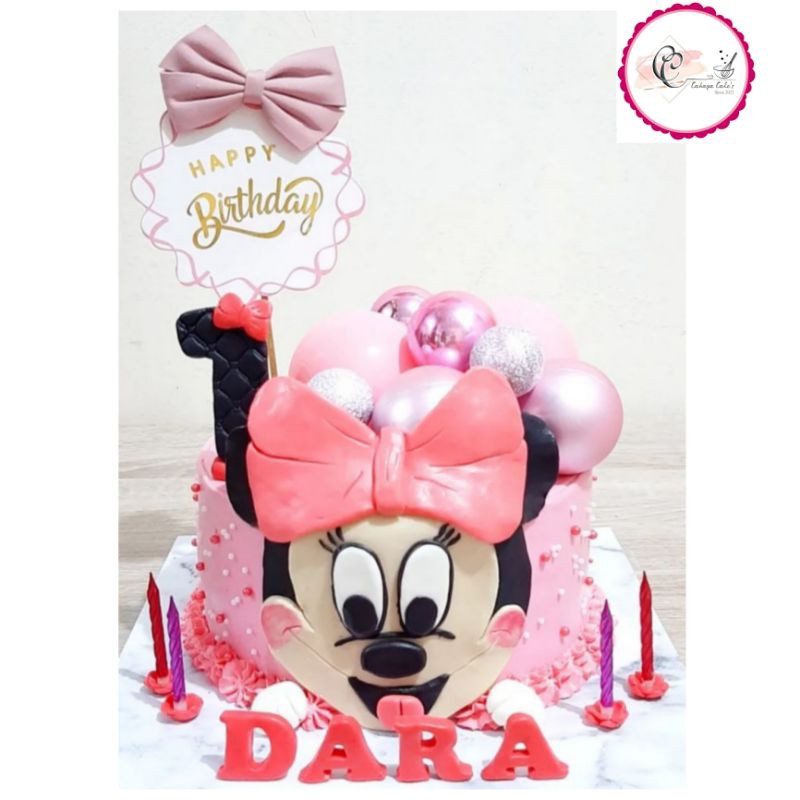 

Minnie Mouse Cake / Kue Ulang Tahun Minnie Mouse / Mickey Mouse Cake