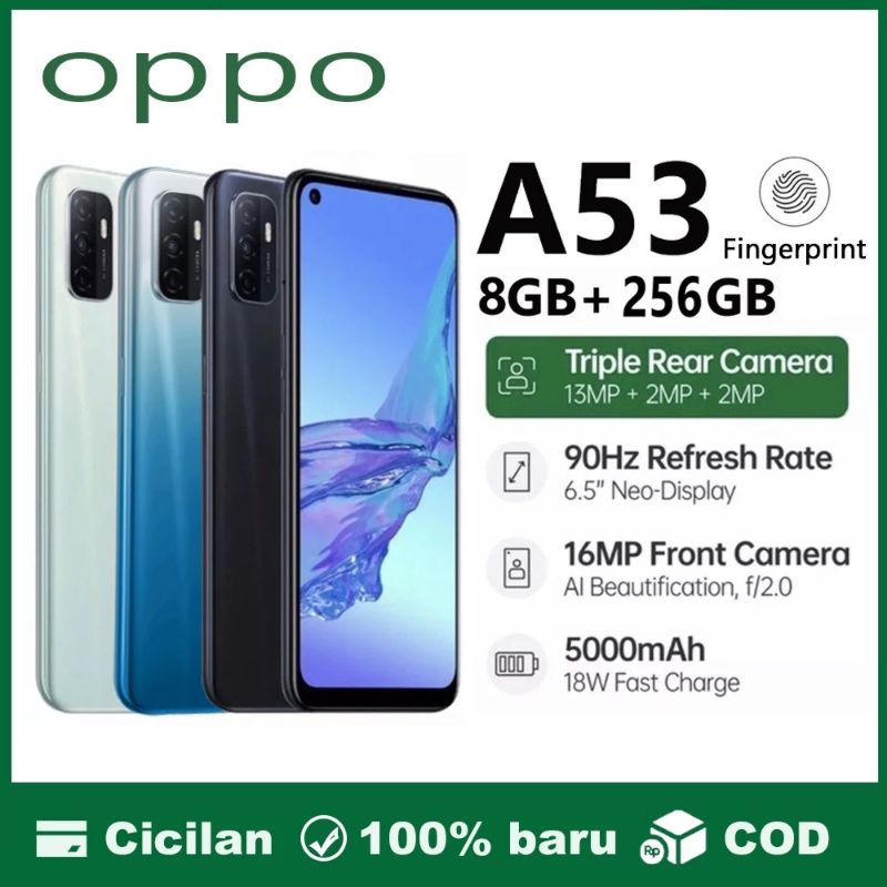 Oppo A53 RAM  8 256GB 5000 MAH