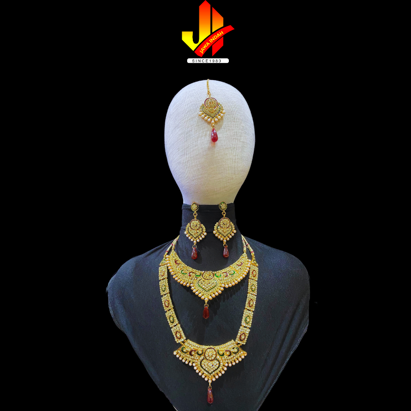 KALUNG SET INDIA PENGANTIN / AKSESORIS INDIA / FASHION INDIA