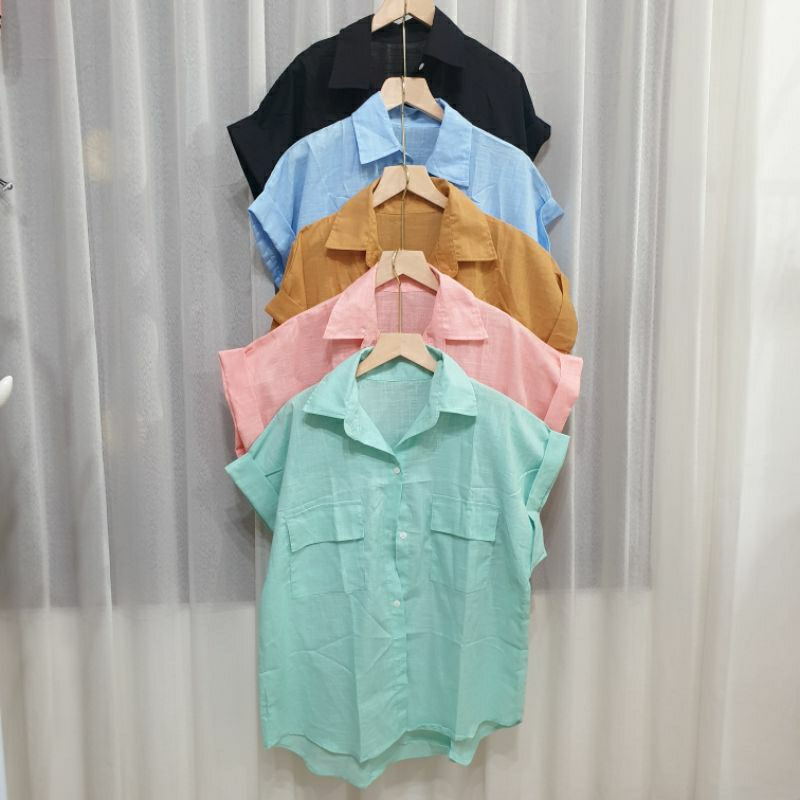 READYSTOCK KEMEJA BANGKOK POLOS DECEMBER'S #BA103