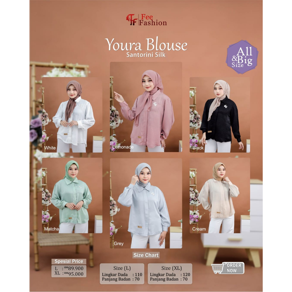 BLOUSE/ ATASAN YOURA FEE FASHION MURAH BRANDED