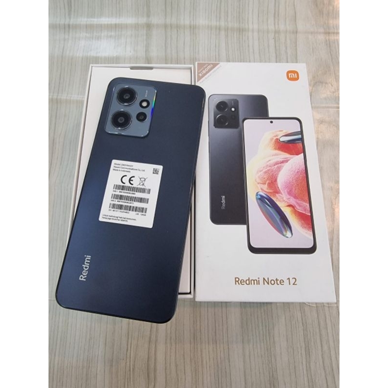 Xiomi redminote 12 4/128gb /Second garansi resmi /kondisi mulus sempurna