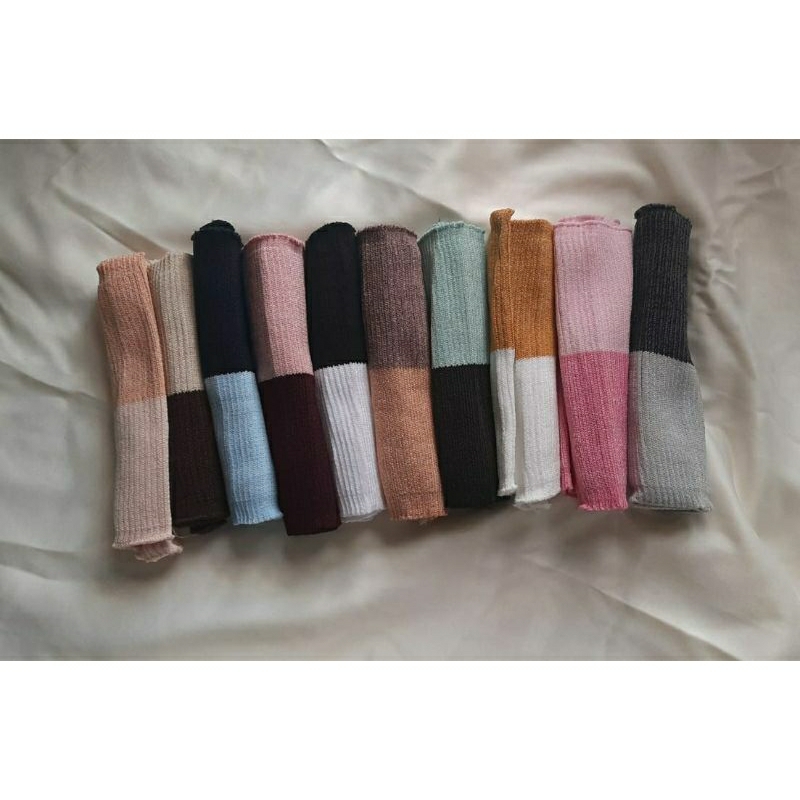 Inner rajut 2 warna premium