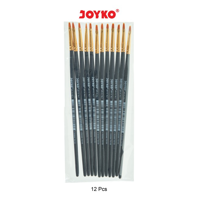

KUAS LUKIS BR10 NO.5 / BRUSH BR10 NO.5 / KUAS LUKIS JOYKO / BRUSH BR-10 NO.5 18.2CM (PCS)
