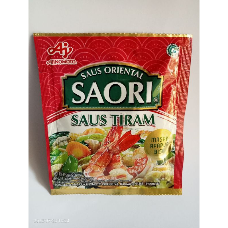 

Saori saos tiram kemasan sachet 23 ml