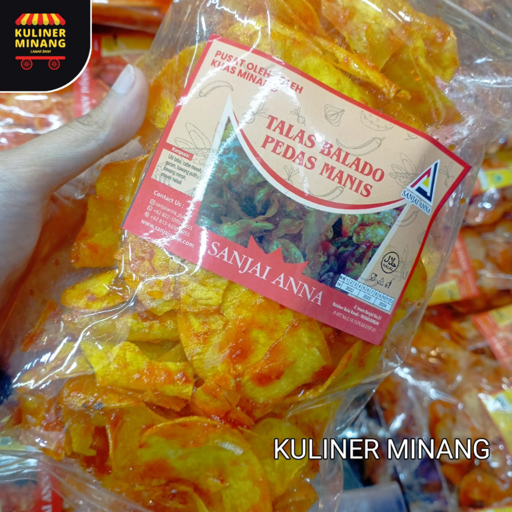 

Kripik talas Balado X Pedas Manis Anna 3 Saudara 250 gr Oleh-Oleh Asli Kampung Cemilan Payakumbuh Makanan Khas Padang Snack Jajanan Kuliner Minang Kabau Halal Gurih Spicy Murah Renyah Resmi 100% Original AX02