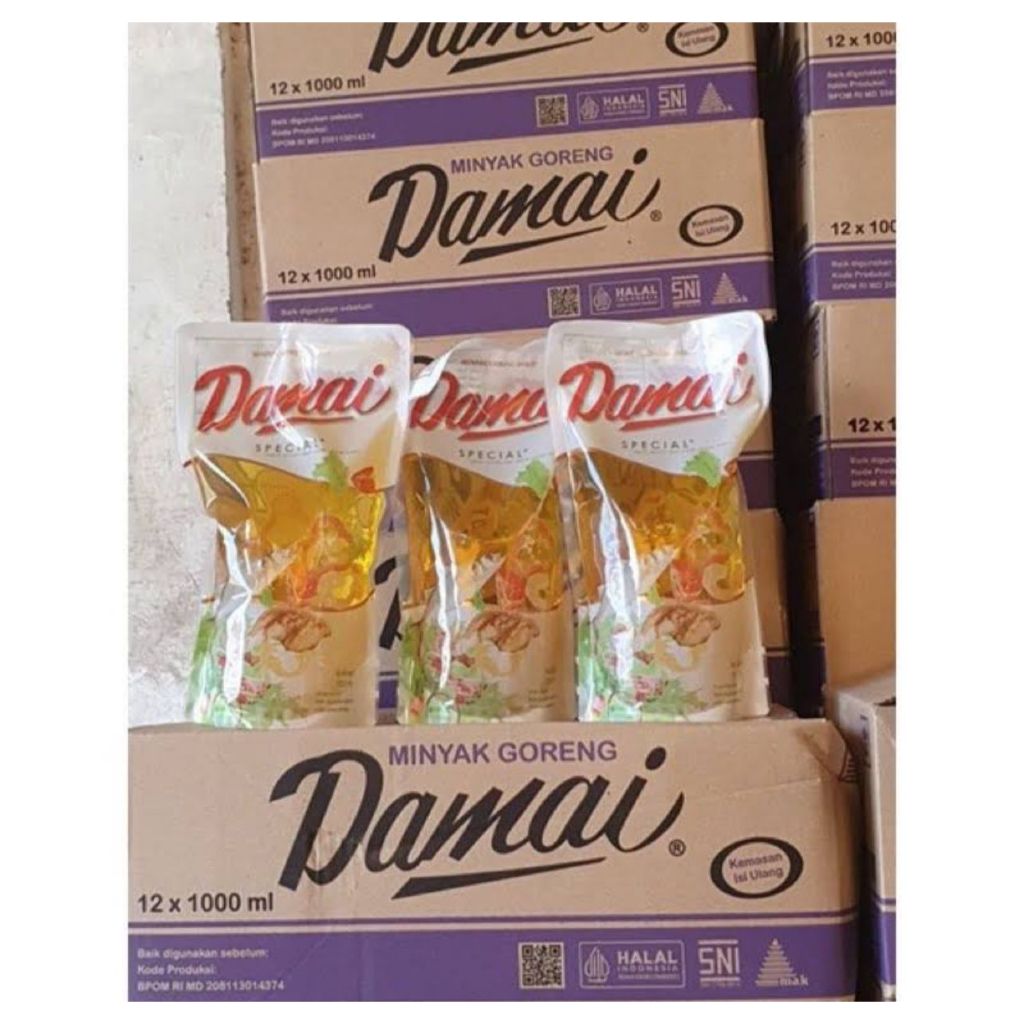 

MINYAK GORENG DAMAI 1 KG