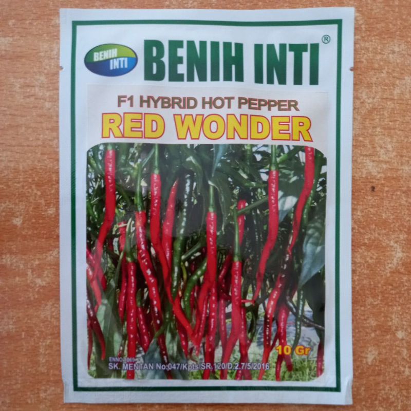 

Cabe Red Wonder F1 10gram. exp. januari 2025