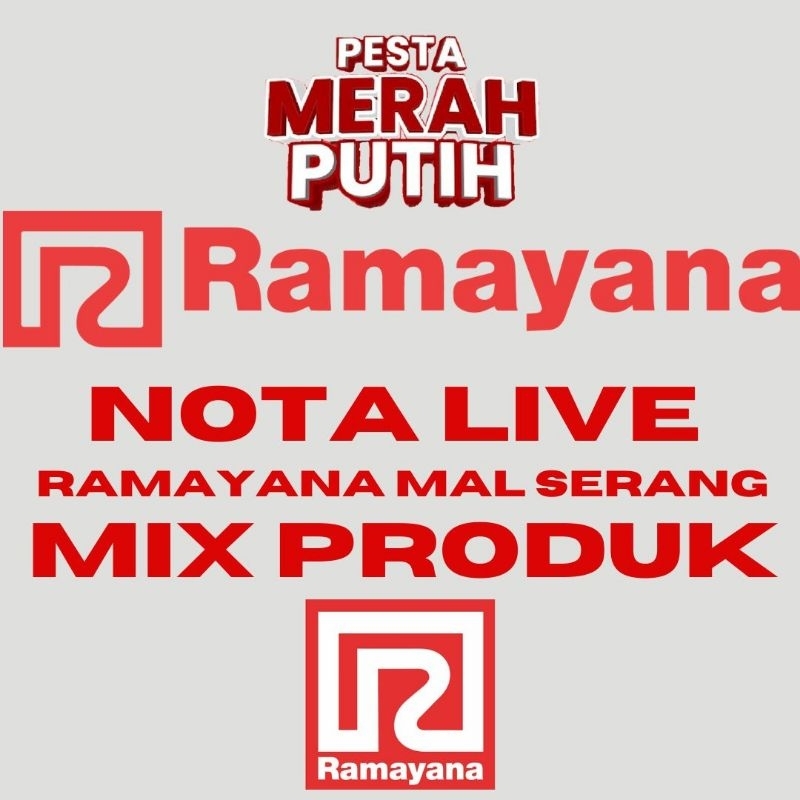 Nota Live Fashion Pria Ramayana Serang