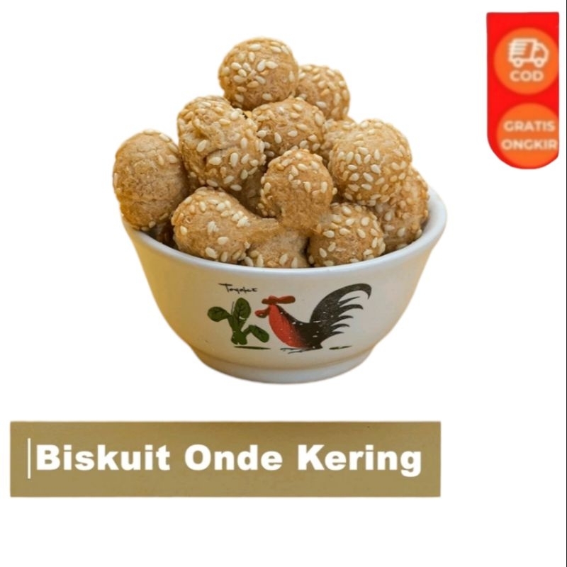 

Biskuit Kue Onde Wijen Kering Crispy 100grm