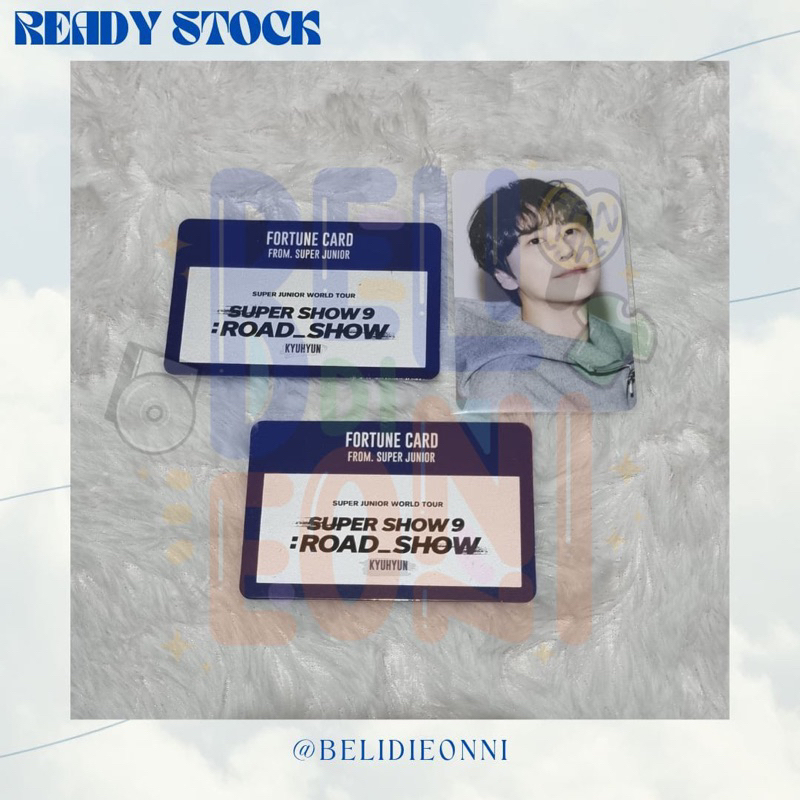 Ready Stock Super Junior SS9 Encore Fortune Scratch Kyuhyun