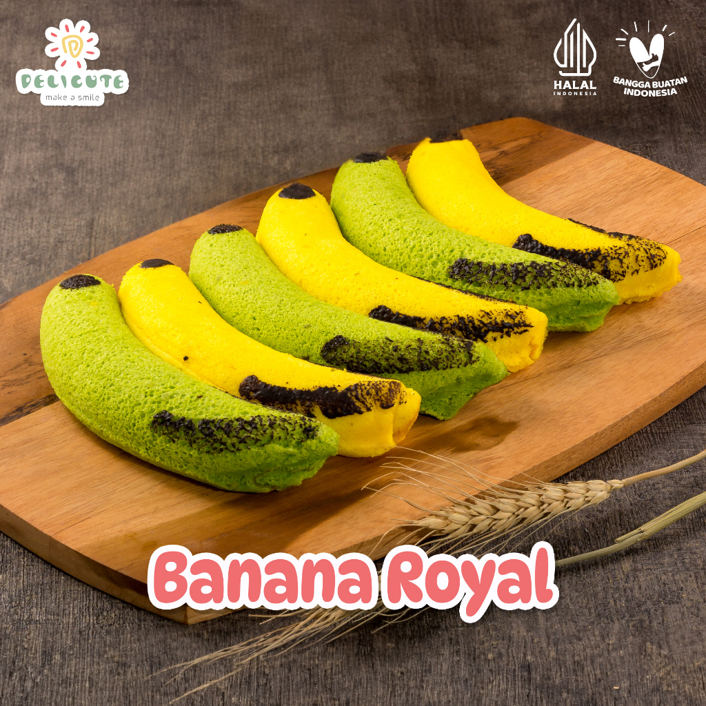 

BANANA ROYAL DELICUTE - BOLU BERBENTUK PISANG DENGAN FLA