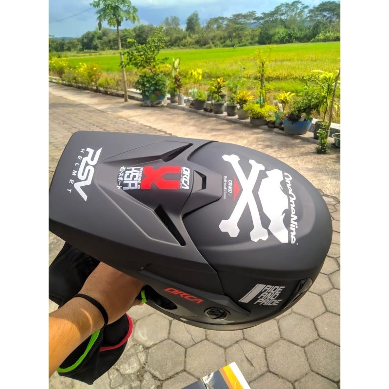 HELM RSV ORCA 119 LIMITED EDITION ORIGINAL ISTIMEWA FREE GOGLE