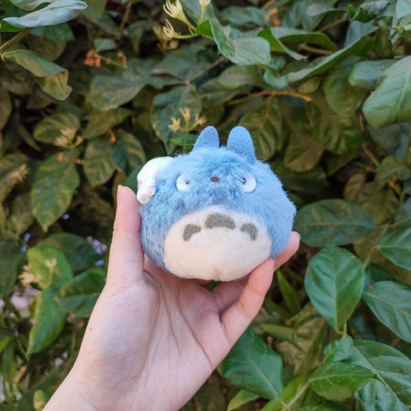 SUN ARROW Boneka Totoro Biru Tarik Getar STUDIO GHIBLI ORIGINAL