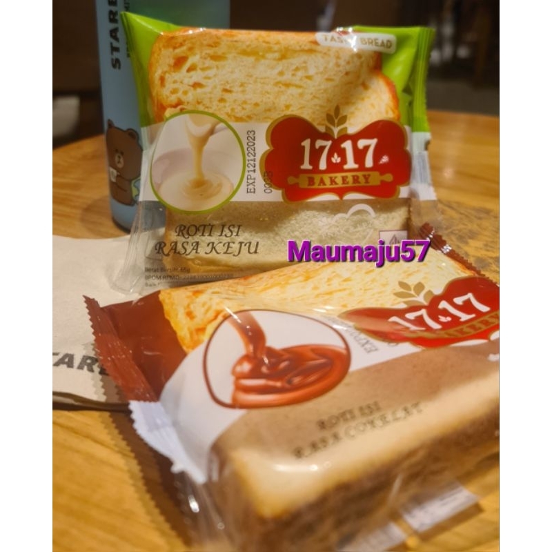 Roti 1717 17.17 Bakery Roti Selai Rasa Keju Wangi Lembut (Eceran)