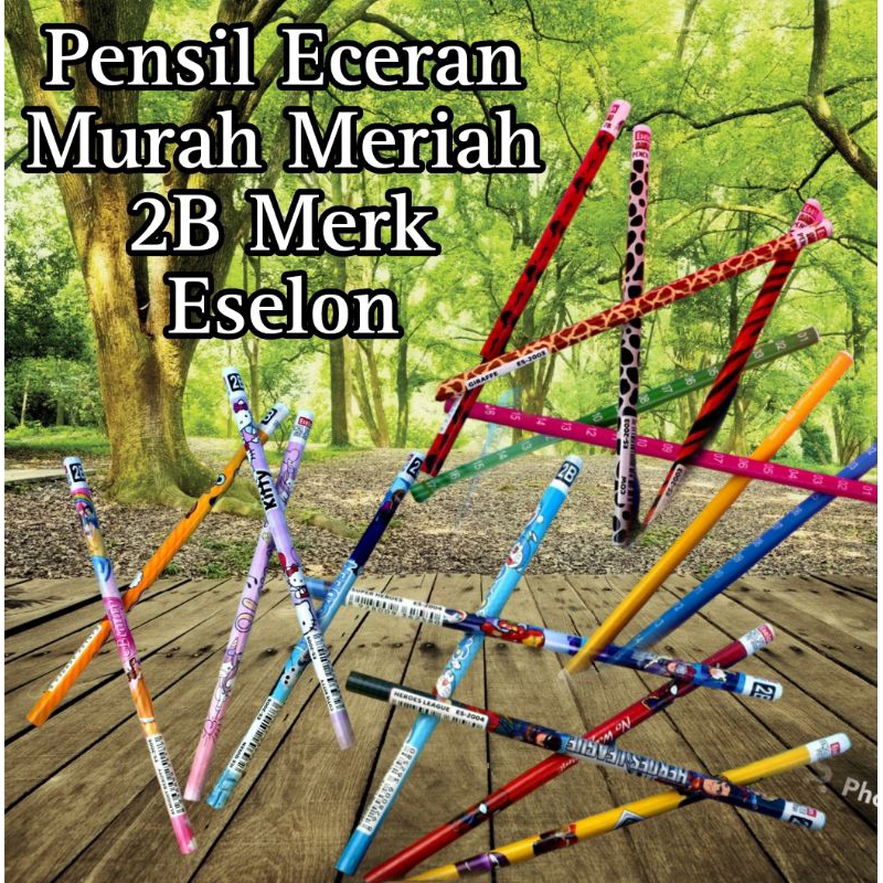 

Pensil 2B Murah Meriah Fancy Unik / 1Buah Pensil Eselon Murah Meriah
