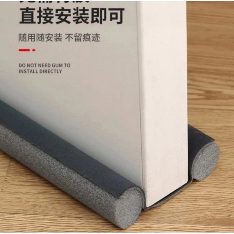 Penutup lubang bawah pintu busa penutup celah bawah pintu anti debu