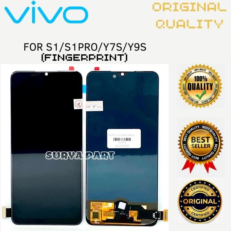 LCD VIVO S1 / S1 PRO / Y7S / Y1S (FINGERPRINT ON)